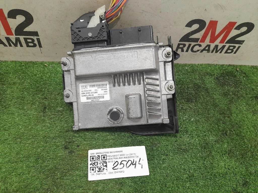 Centralina Iniezione 9809447980 9822456680 Peugeot 3008 I 2013