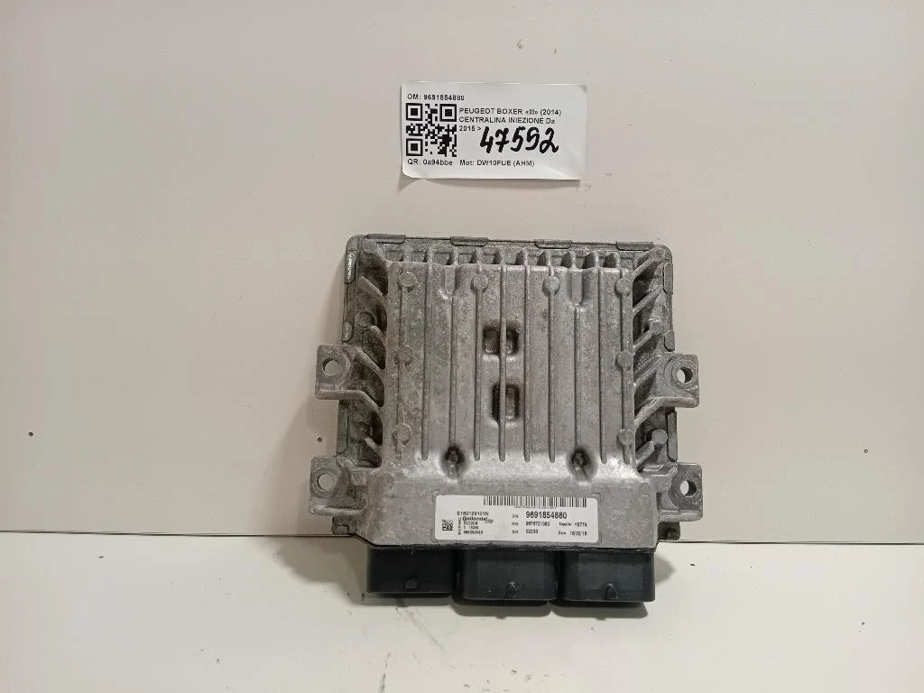 Centralina Iniezione 9691854880 Peugeot Boxer III 2014