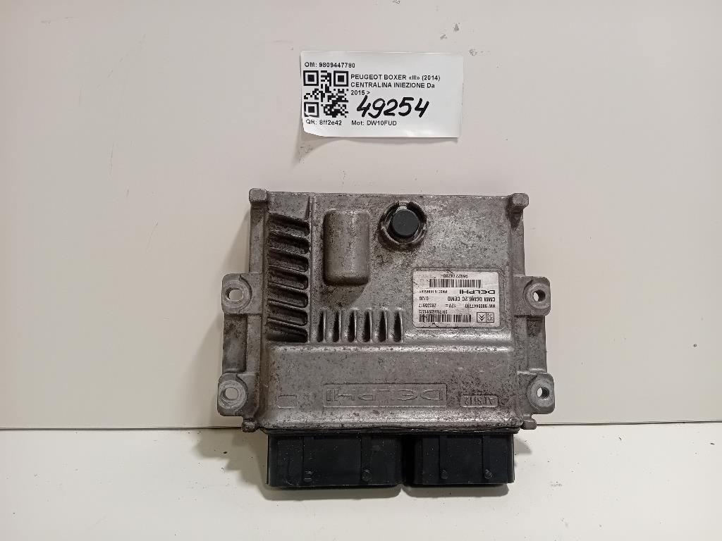 Centralina Iniezione 9809447780 Peugeot Boxer III 2014