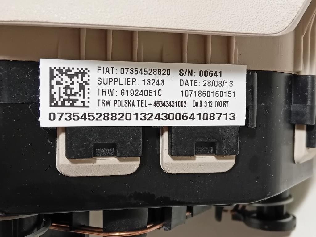 Air-bag Guidatore 07354528820 Fiat 500 II 2015