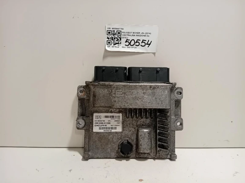Centralina Iniezione 9809447780 Peugeot Boxer III 2014