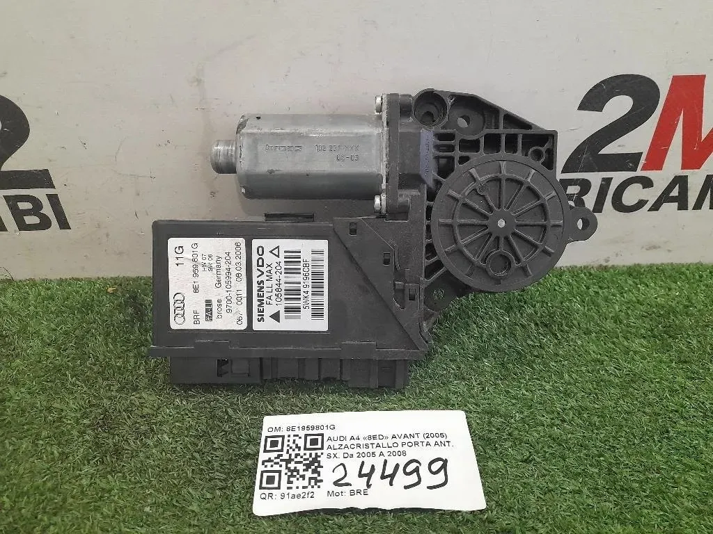 Alzacristallo Porta ANT SX 8E1959801G Audi A4 8ED Avant 2005