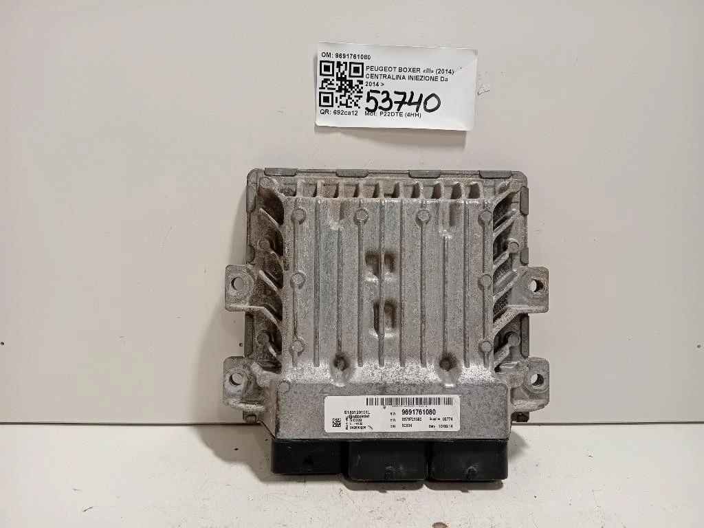Centralina Iniezione 9691761080 Peugeot Boxer III 2014