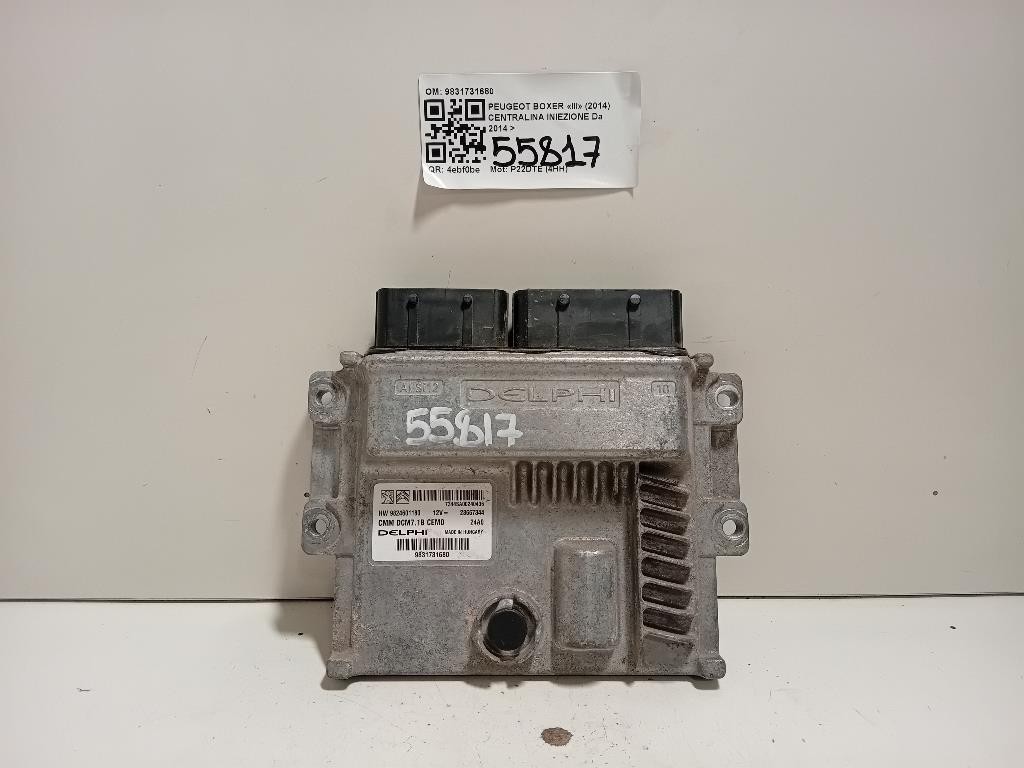 Centralina Iniezione 9831731680 Peugeot Boxer III 2014