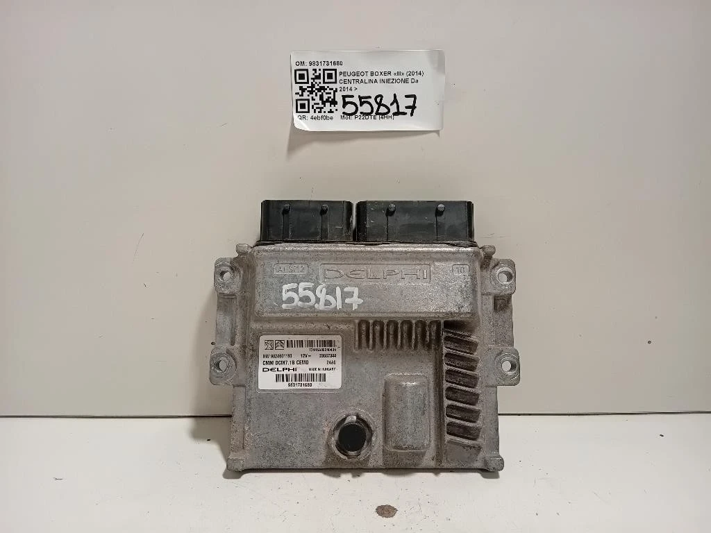 Centralina Iniezione 9831731680 Peugeot Boxer III 2014