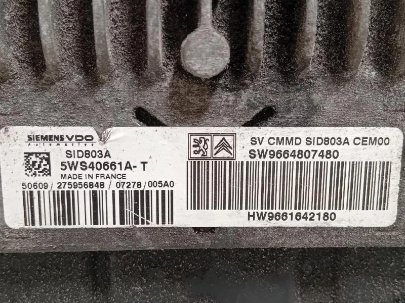 Centralina Iniezione 5WS40661A-T Peugeot Expert III 2016