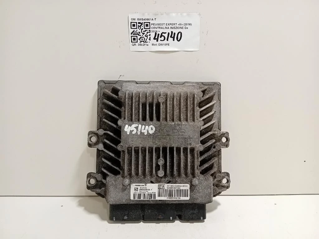 Centralina Iniezione 5WS40661A-T Peugeot Expert III 2016