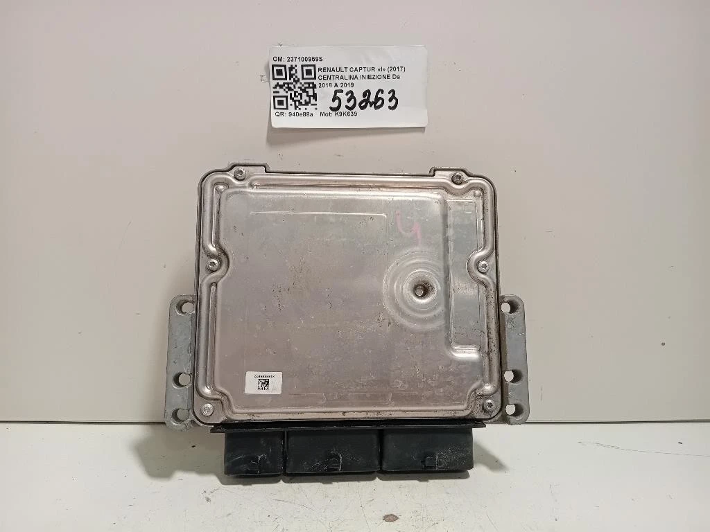 Centralina Iniezione 237100959S Renault Captur I 2017