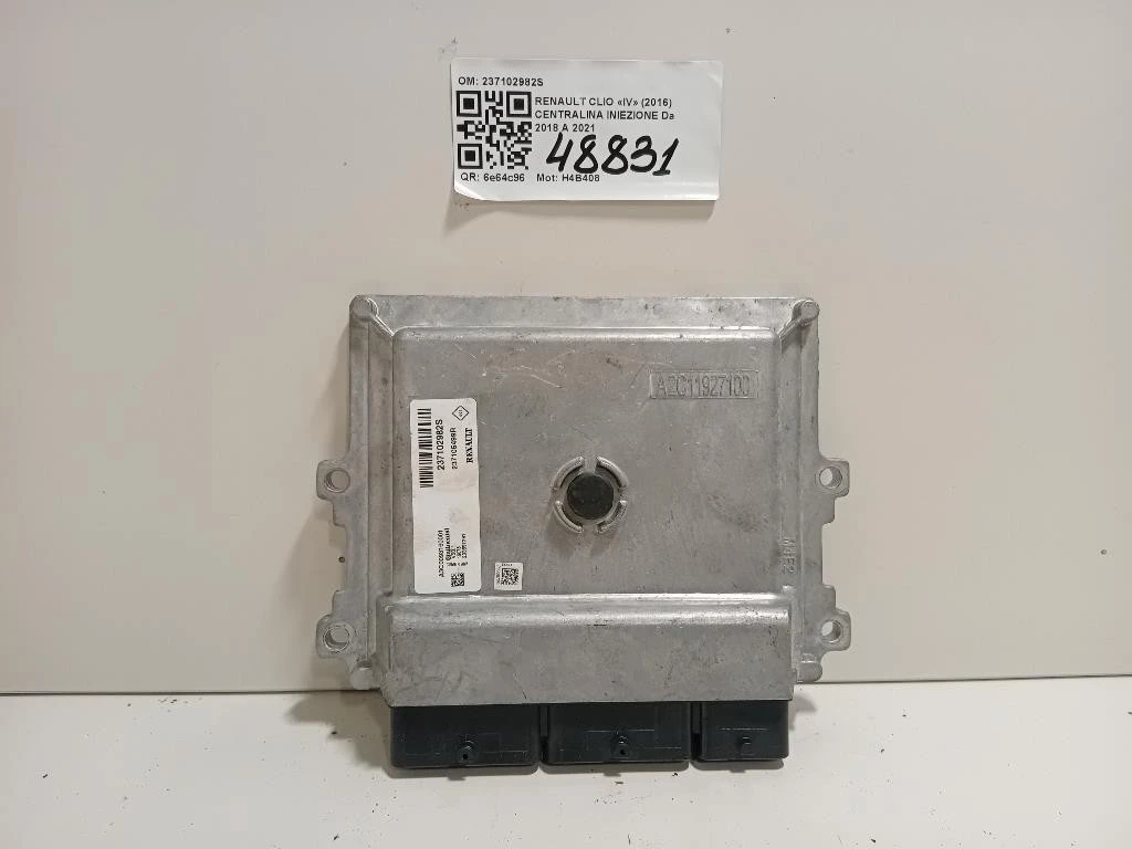 Centralina Iniezione 237102982S Renault CLIO IV 2016