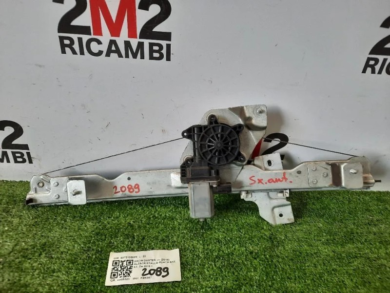 Alzacristallo Porta ANT SX 807213506R Dacia Duster I 2014