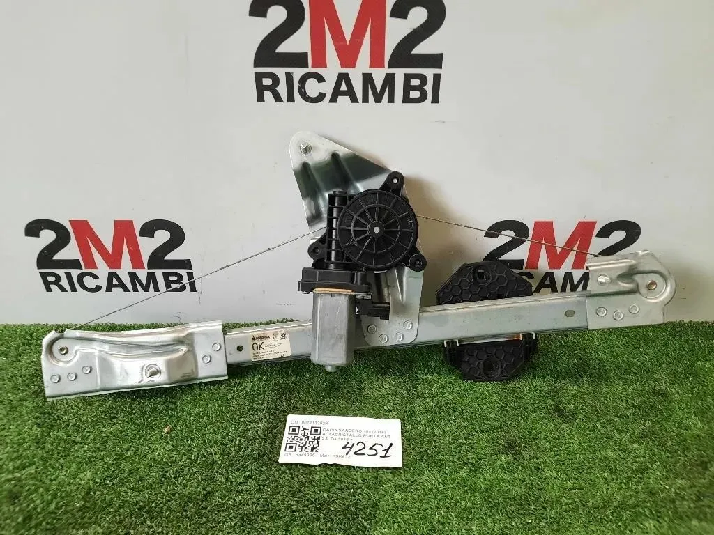Alzacristallo Porta ANT SX 807213282R Dacia Sandero II 2016