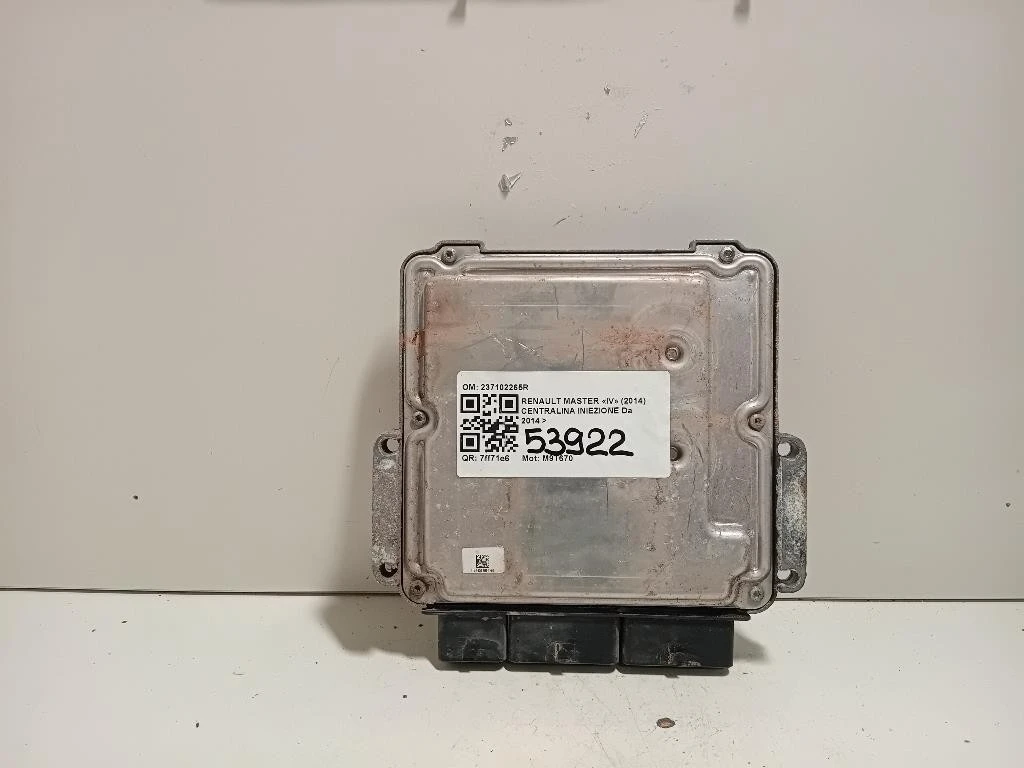 Centralina Iniezione 237102265R Renault Master IV 2014