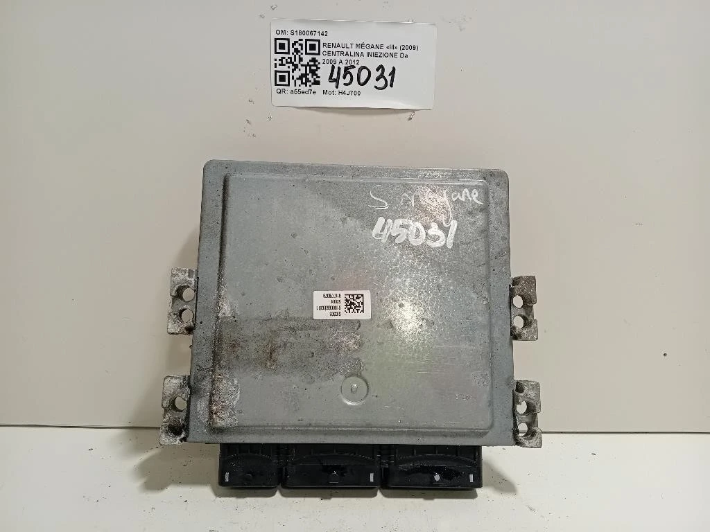 Centralina Iniezione S180067142 Renault Mégane III 2009