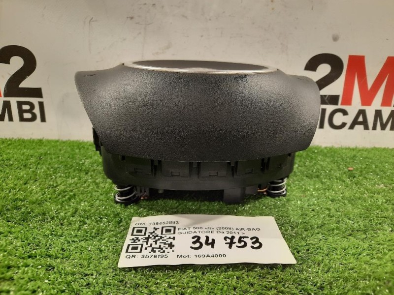 Air-bag Guidatore 735452883 Fiat 500 II 2008