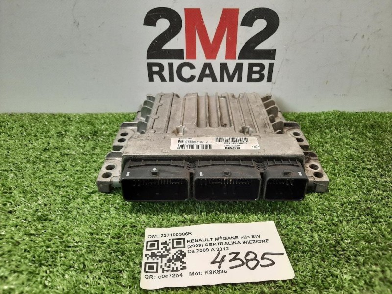 Centralina Iniezione 237100386R MOTORE ECU Renault Mégane III SW 2009
