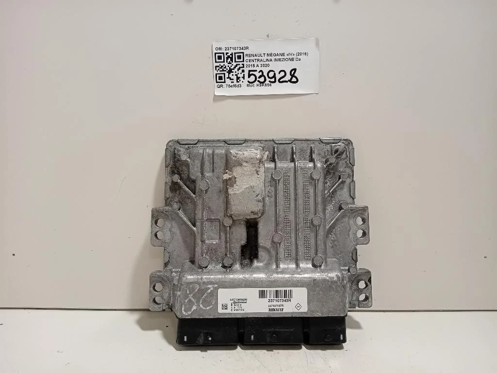 Centralina Iniezione 237107343R Renault Mégane IV 2016