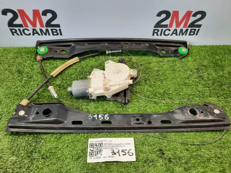 Alzacristallo Porta ANT SX A2467200179 Mercedes Classe B W246 2012