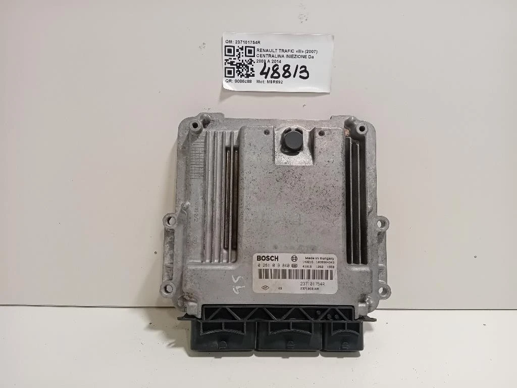 Centralina Iniezione 237101754R Renault Trafic III 2007