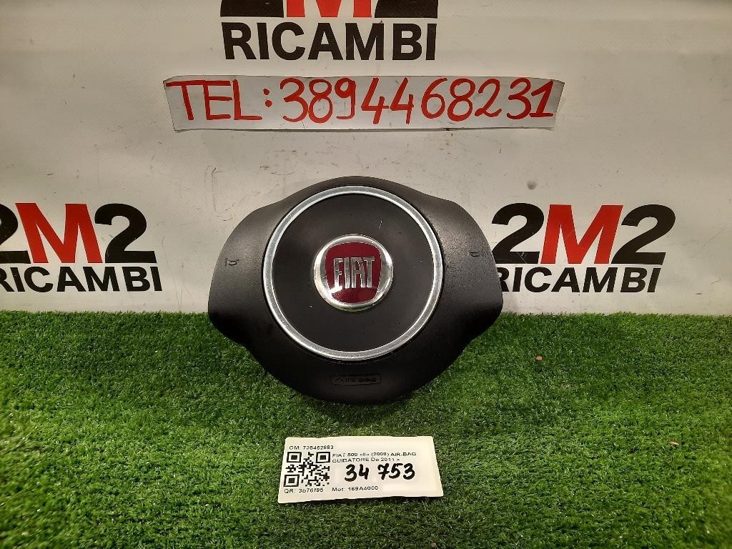 Air-bag Guidatore 735452883 Fiat 500 II 2008