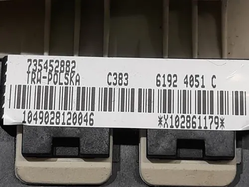 Air-bag Guidatore AIRBAG VOLANTE FIAT 500 735452882 Fiat 500 II 2008