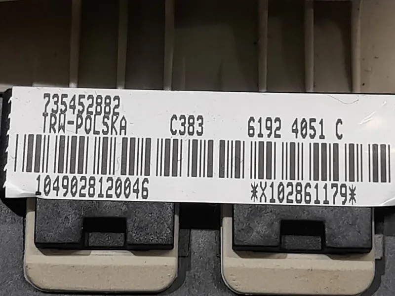 Air-bag Guidatore AIRBAG VOLANTE FIAT 500 735452882 Fiat 500 II 2008