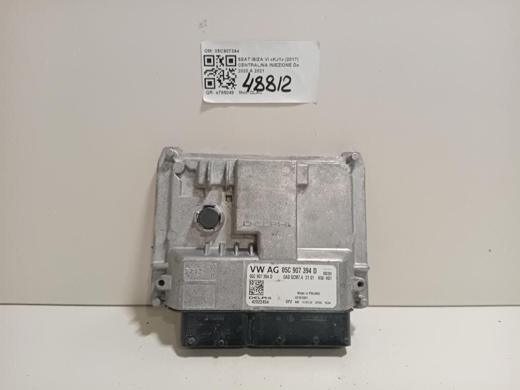 Centralina Iniezione 05C907394 Seat Ibiza VI KJ1 2017