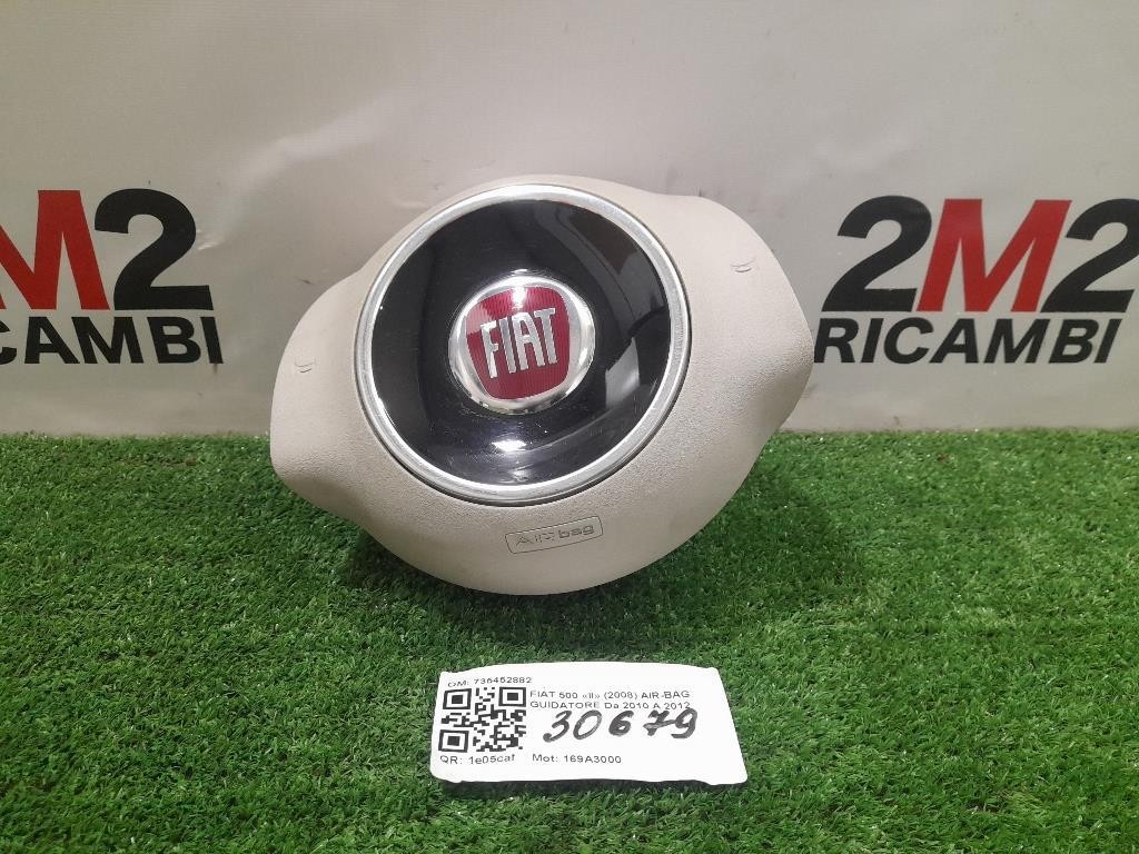Air-bag Guidatore AIRBAG VOLANTE FIAT 500 735452882 Fiat 500 II 2008
