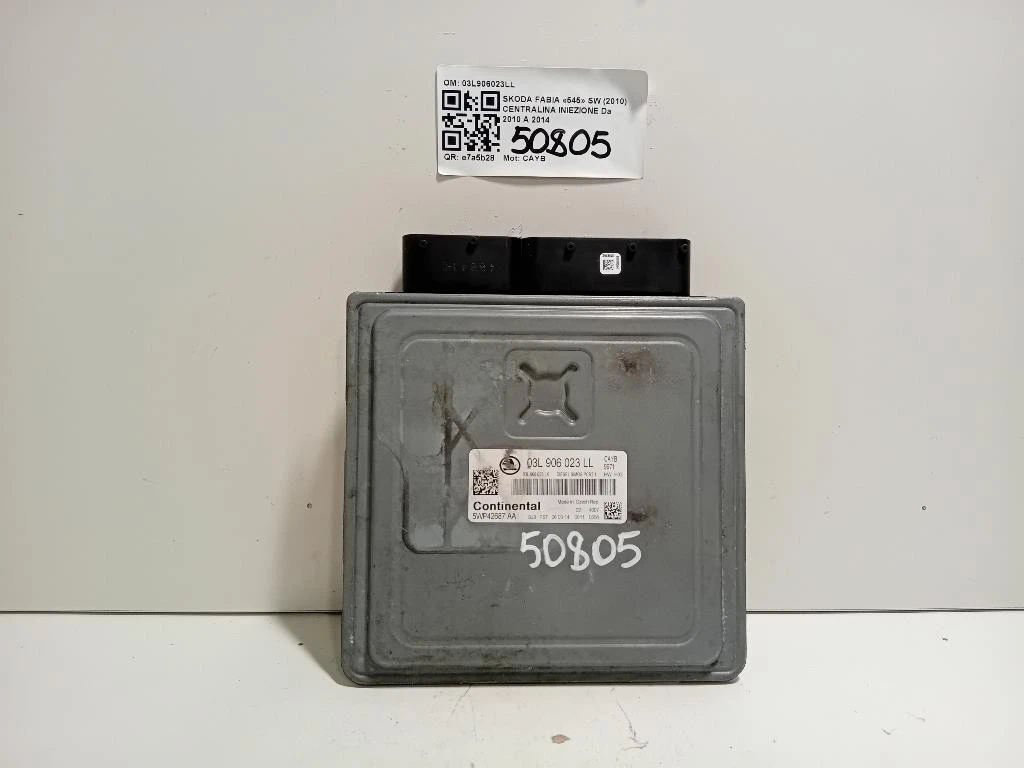 Centralina Iniezione 03L906023LL Skoda Fabia 545 SW 2010