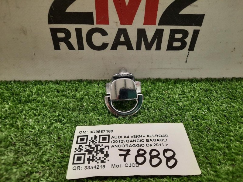 Gancio Bagagli Ancoraggio 3C9867160 Audi A4 8KH Allroad 2012