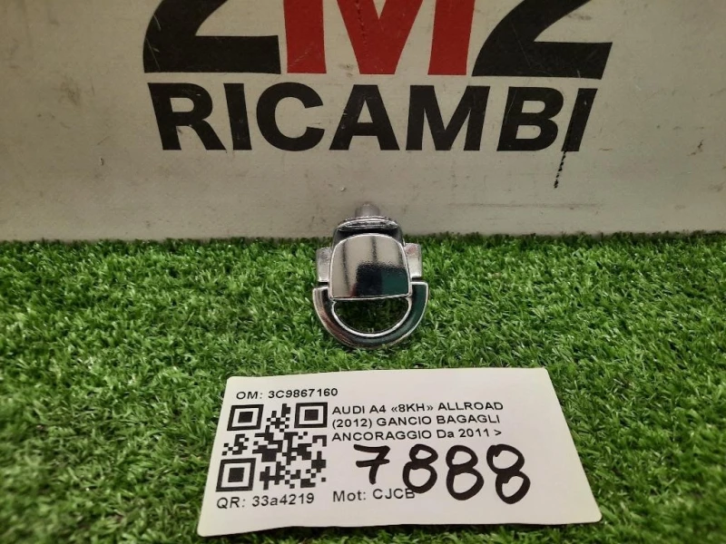 Gancio Bagagli Ancoraggio 3C9867160 Audi A4 8KH Allroad 2012
