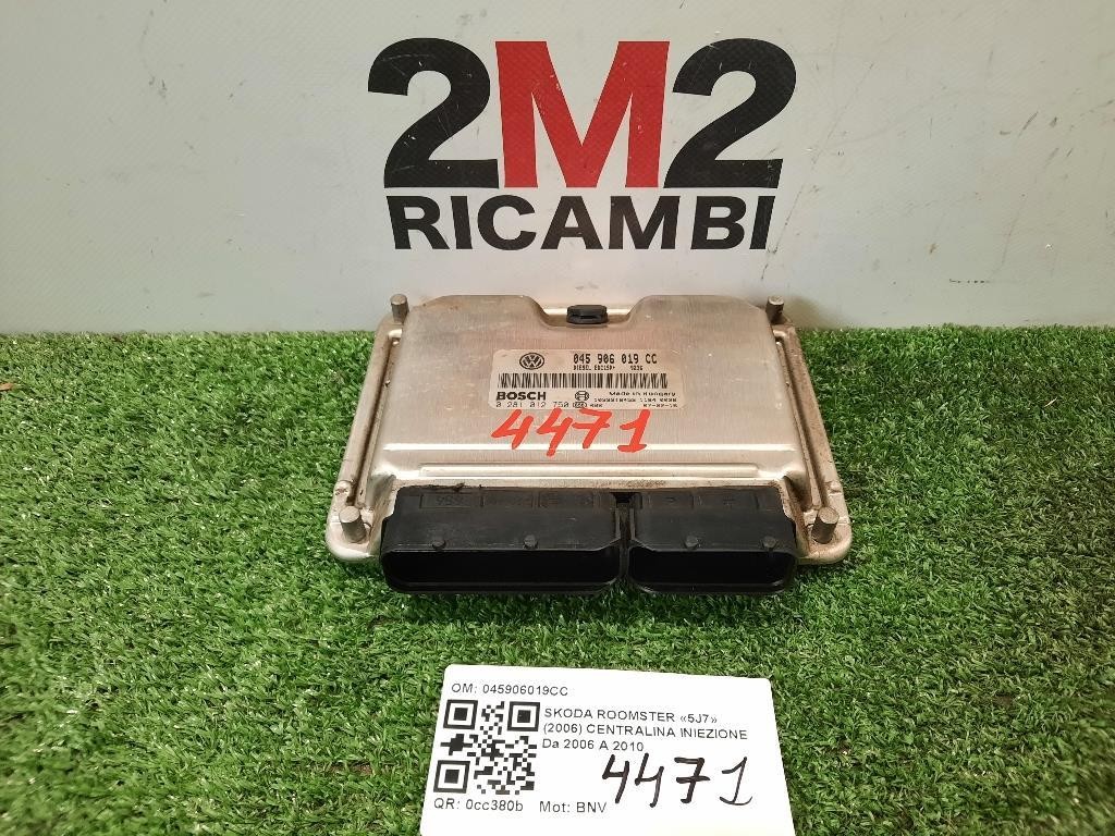 Centralina Iniezione 045906019CC MOTORE Skoda Roomster 5J7 2006