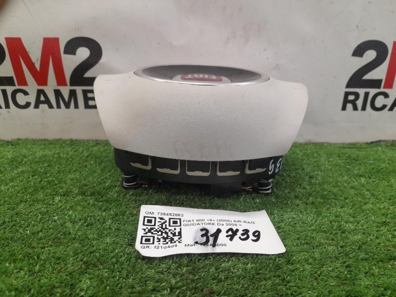Air-bag Guidatore 735452882 Fiat 500 II 2008