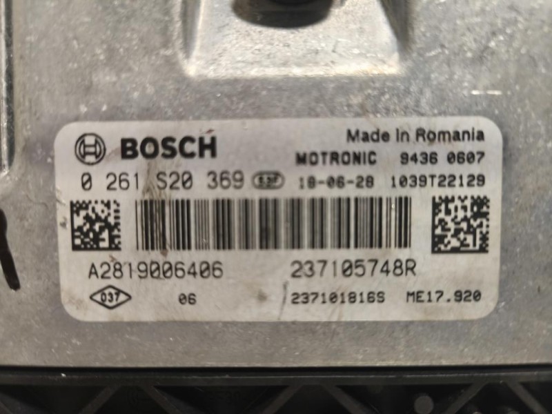 Centralina Iniezione 237105748R Smart Forfour 453 2015