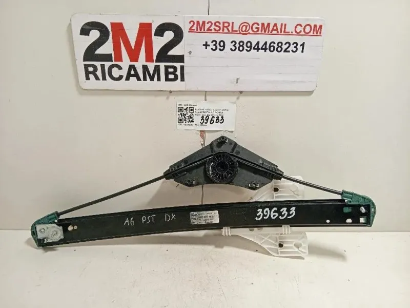 Alzacristallo Porta POST DX 4K0 839 462 Audi A6 4GD Avant 2016