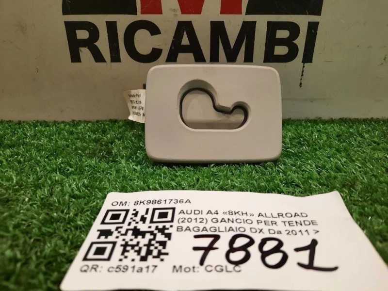 Gancio PER Tende Bagagliaio DX 8K9861736A Audi A4 8KH Allroad 2012