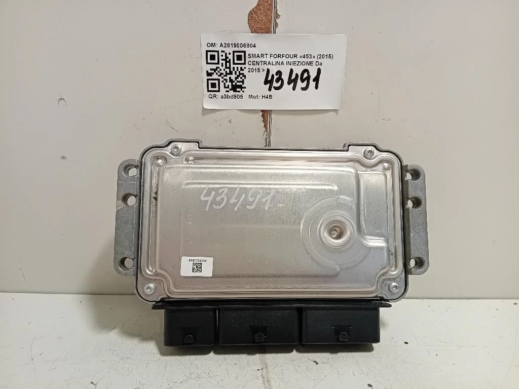 Centralina Iniezione A2819006804 Smart Forfour 453 2015