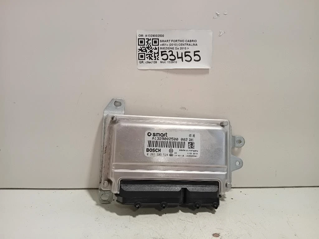 Centralina Iniezione A1329002500 Smart Fortwo Cabrio 451 2010