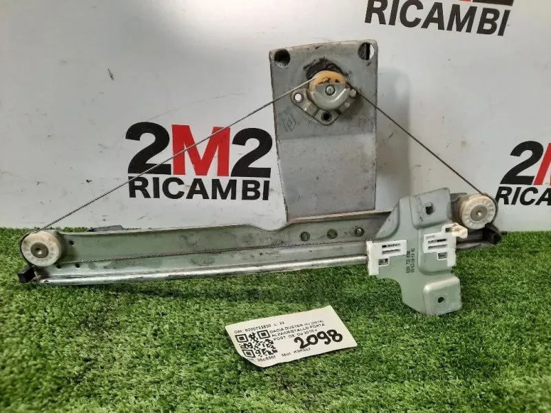 Alzacristallo Porta POST DX 8200733830 Dacia Duster I 2014