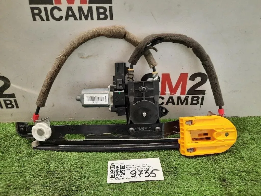 Alzacristallo Porta POST DX C2Z26991 Jaguar XF I 2008