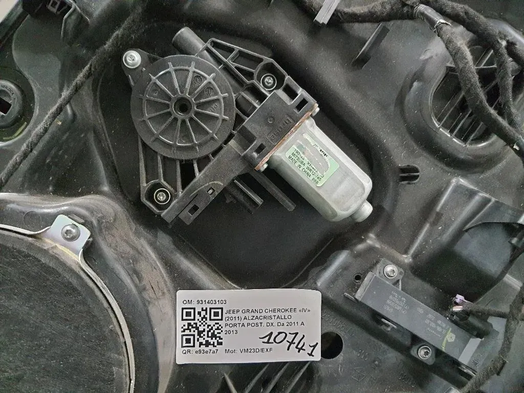 Alzacristallo Porta POST DX 931403103 Jeep Grand Cherokee IV 2011