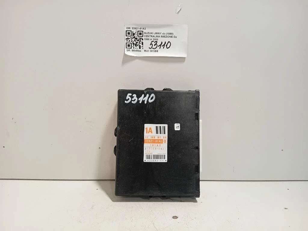 Centralina Iniezione 33921-81A2 Suzuki Jimny I 1999