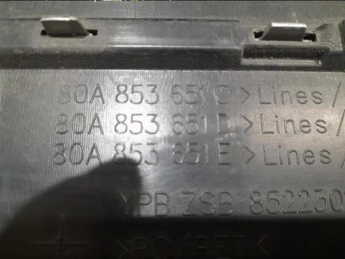 Griglia Cofano ANT 80A853651D Audi Q5 FYB 2016