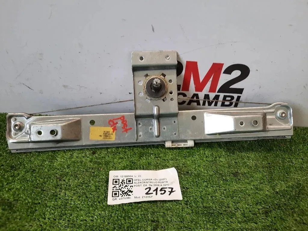 Alzacristallo Porta POST DX 13188504 Opel Corsa D 2007