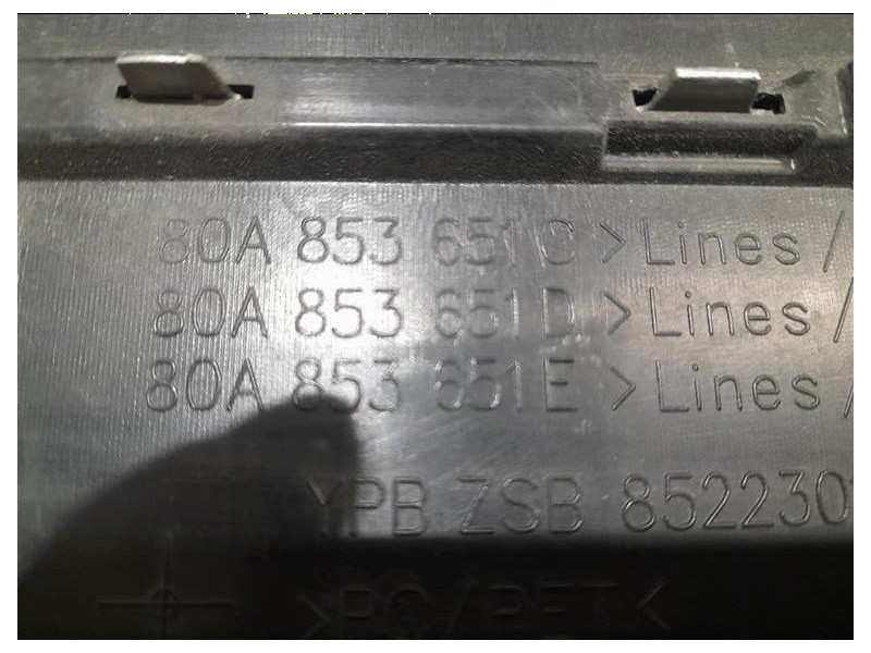 Griglia Cofano ANT 80A853651D Audi Q5 FYB 2016