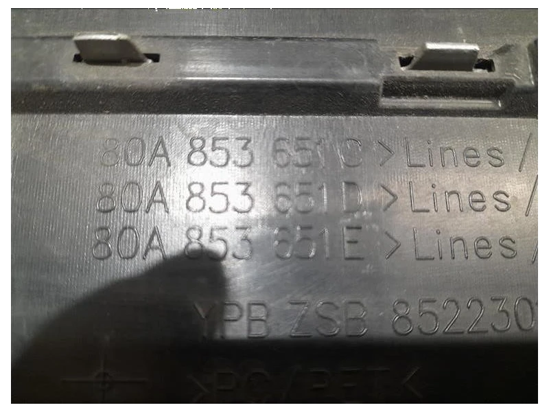 Griglia Cofano ANT 80A853651D Audi Q5 FYB 2016