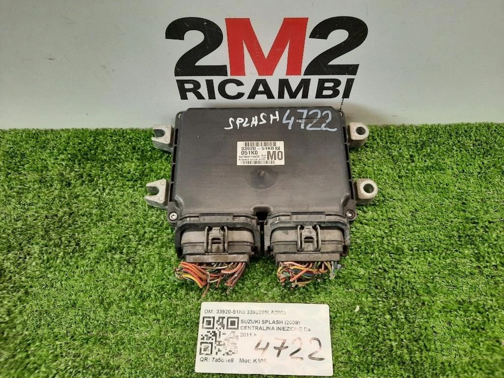 Centralina Iniezione 33920-51K0 MOTORE Suzuki Splash 2008