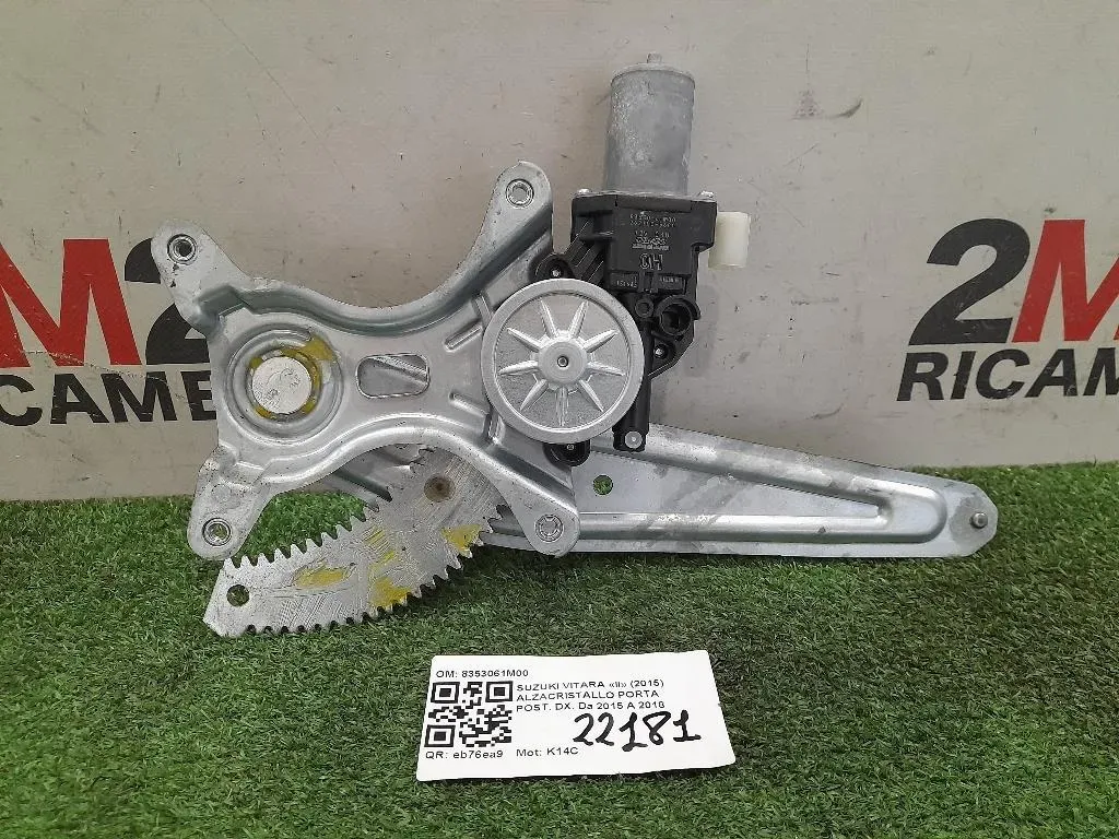 Alzacristallo Porta POST DX 8353061M00 Suzuki Vitara II 2015