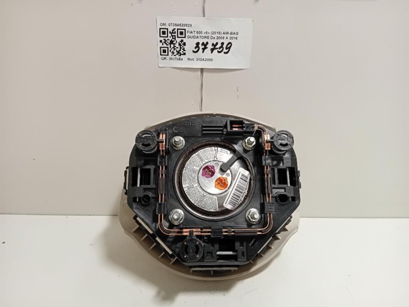 Air-bag Guidatore 07354528820 Fiat 500 II 2015