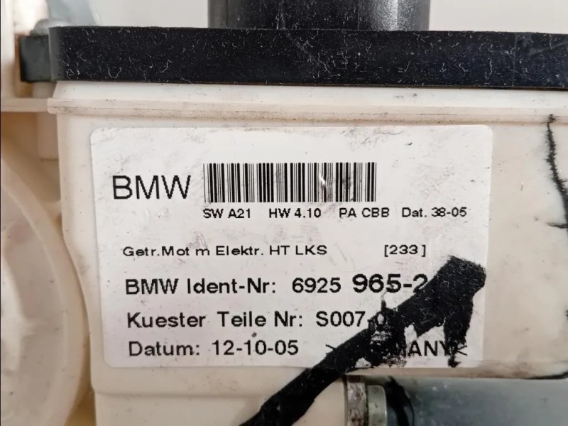 Alzacristallo Porta POST SX 6925965-2 Bmw X3 E83 2004