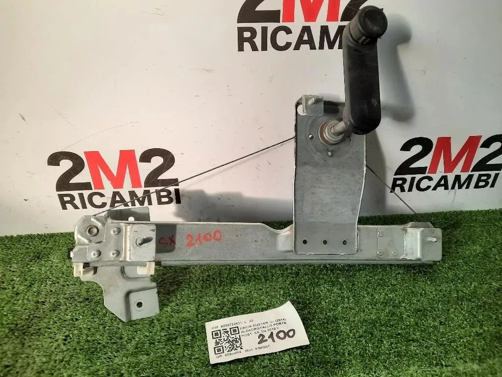 Alzacristallo Porta POST SX 8200733831 Dacia Duster I 2014